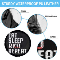 Eat Sleep RKO Repeat Spare Tire Cover Blood Stained