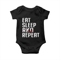 Eat Sleep RKO Repeat Baby Onesie Blood Stained
