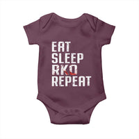 Eat Sleep RKO Repeat Baby Onesie Blood Stained