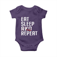 Eat Sleep RKO Repeat Baby Onesie Blood Stained