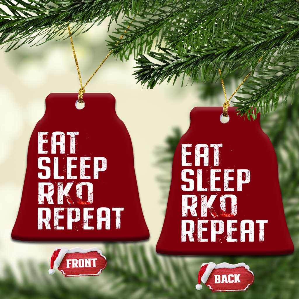 Eat Sleep RKO Repeat Ceramic Ornament Blood Stained