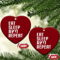 Eat Sleep RKO Repeat Ceramic Ornament Blood Stained