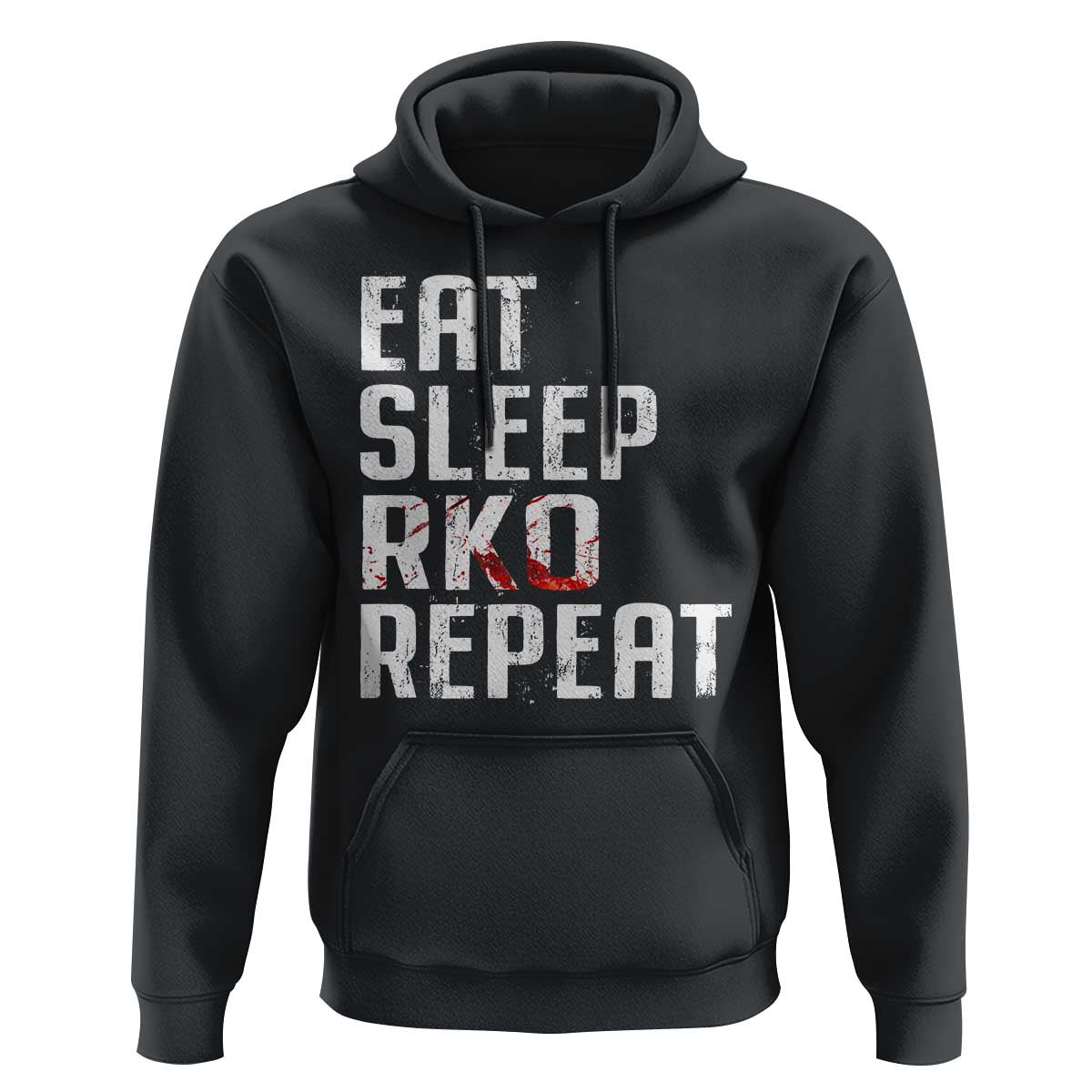Eat Sleep RKO Repeat Hoodie Blood Stained