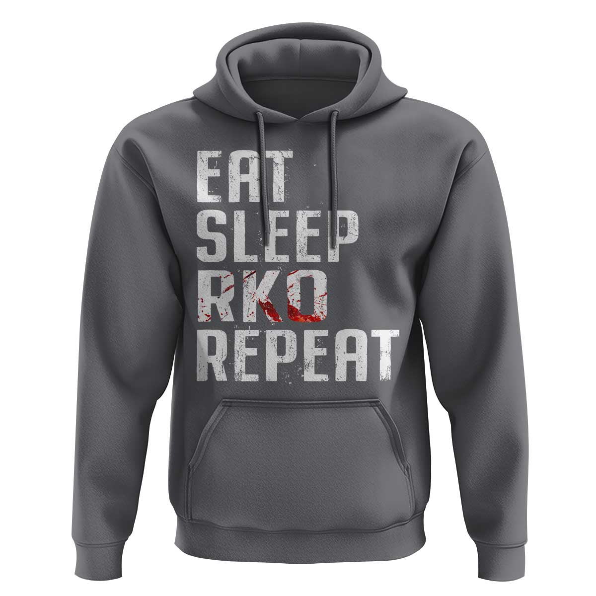 Eat Sleep RKO Repeat Hoodie Blood Stained