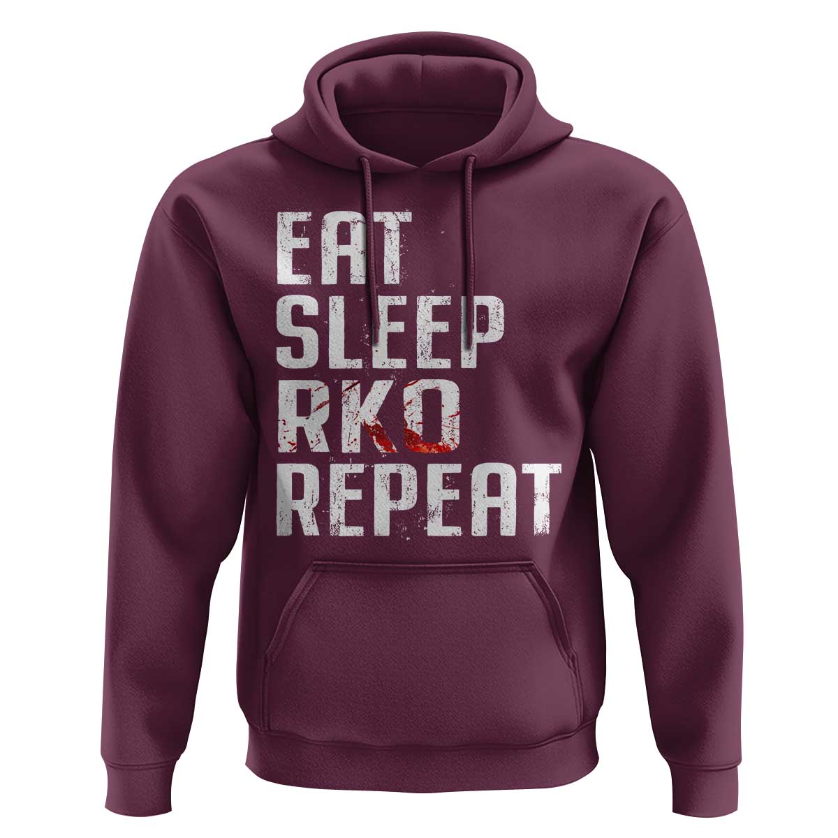 Eat Sleep RKO Repeat Hoodie Blood Stained