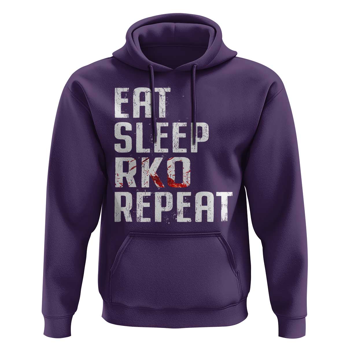 Eat Sleep RKO Repeat Hoodie Blood Stained