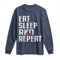 Eat Sleep RKO Repeat Long Sleeve Shirt Blood Stained