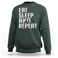 Eat Sleep RKO Repeat Sweatshirt Blood Stained
