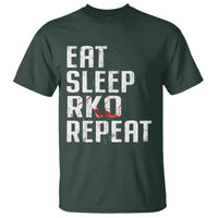 Eat Sleep RKO Repeat T Shirt Blood Stained