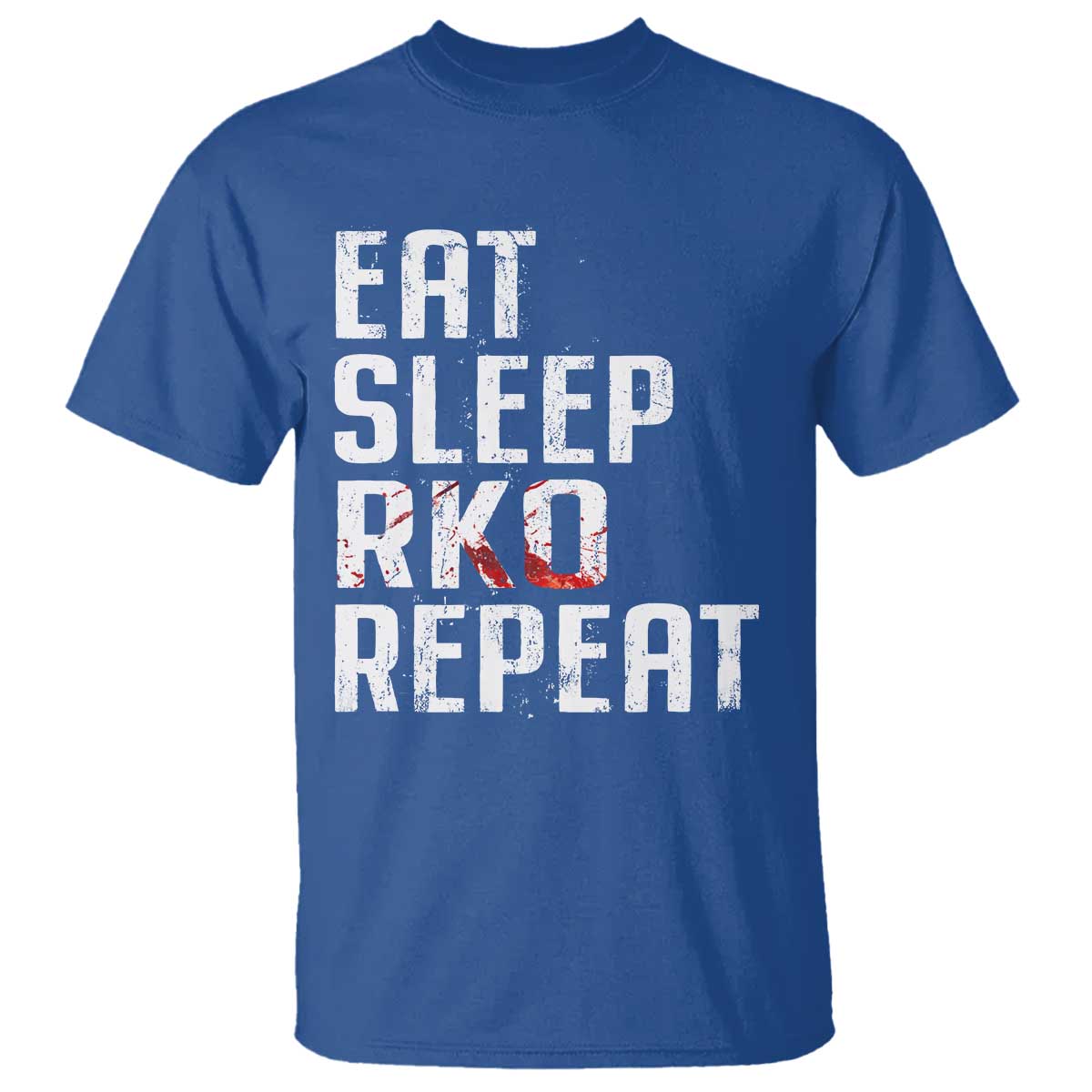 Eat Sleep RKO Repeat T Shirt Blood Stained