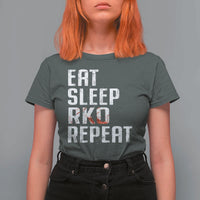 Eat Sleep RKO Repeat T Shirt For Women Blood Stained