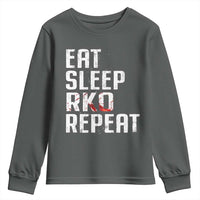Eat Sleep RKO Repeat Youth Sweatshirt Blood Stained