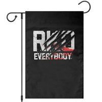 RKO Everybody Garden Flag Grunge Blood Stained Scratch Mark