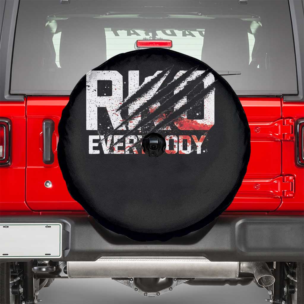 RKO Everybody Spare Tire Cover Grunge Blood Stained Scratch Mark