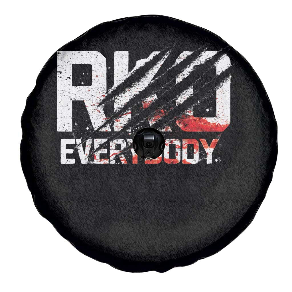 RKO Everybody Spare Tire Cover Grunge Blood Stained Scratch Mark