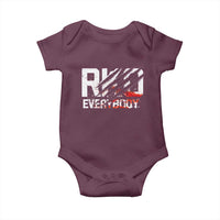 RKO Everybody Baby Onesie Grunge Blood Stained Scratch Mark