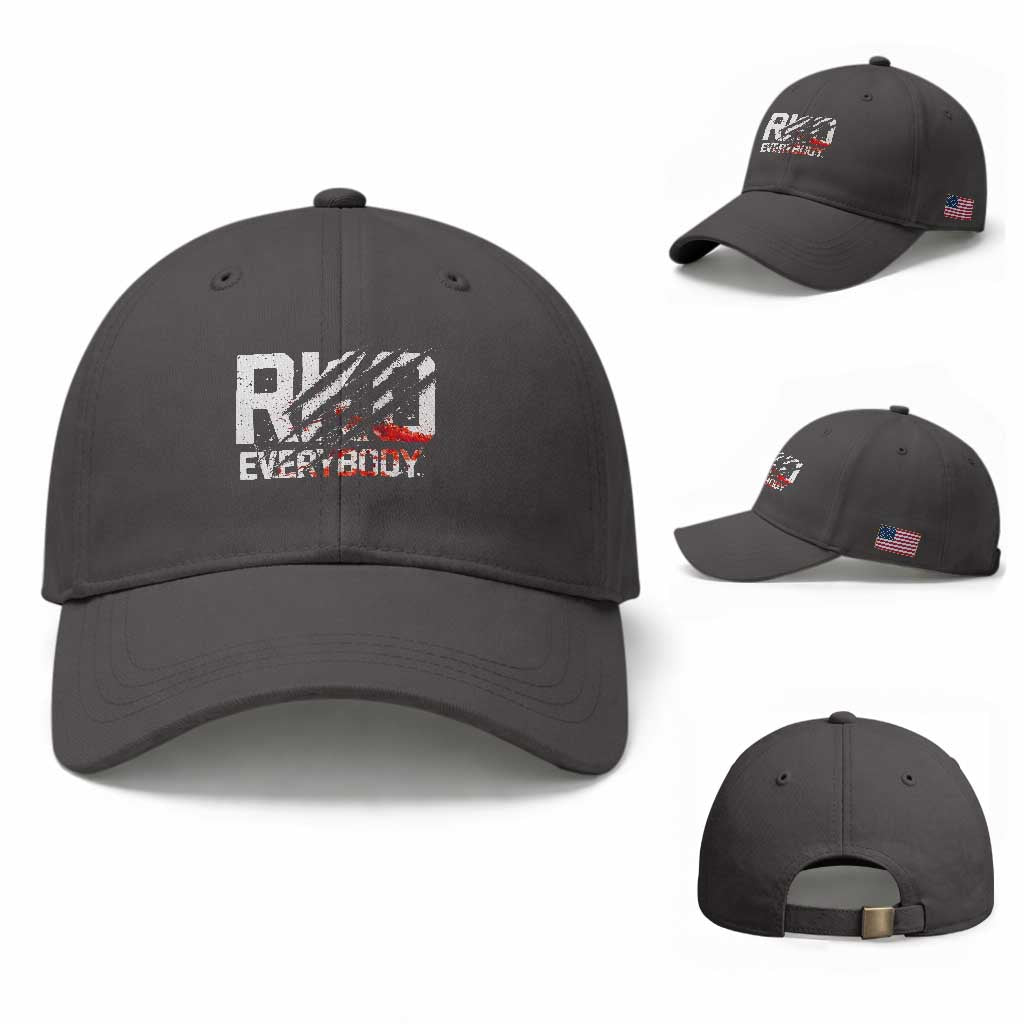 RKO Everybody Baseball Cap Grunge Blood Stained Scratch Mark