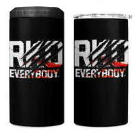 RKO Everybody 4 in 1 Can Cooler Tumbler Grunge Blood Stained Scratch Mark