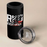 RKO Everybody 4 in 1 Can Cooler Tumbler Grunge Blood Stained Scratch Mark