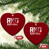 RKO Everybody Ceramic Ornament Grunge Blood Stained Scratch Mark