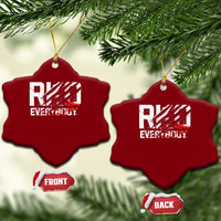 RKO Everybody Ceramic Ornament Grunge Blood Stained Scratch Mark