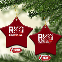 RKO Everybody Ceramic Ornament Grunge Blood Stained Scratch Mark