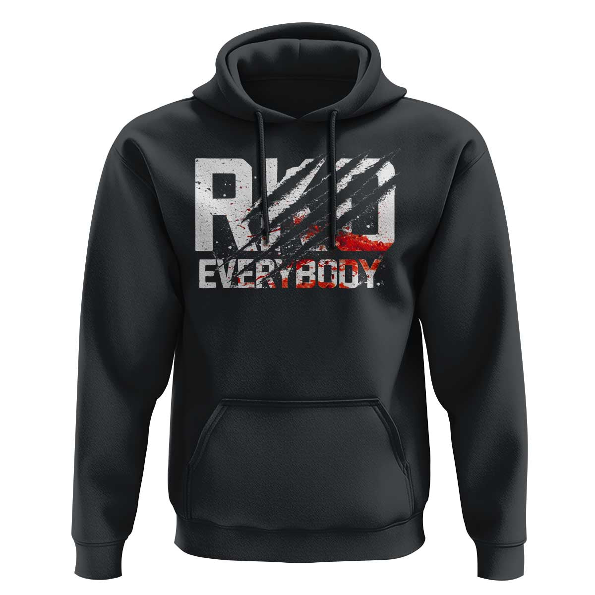 RKO Everybody Hoodie Grunge Blood Stained Scratch Mark