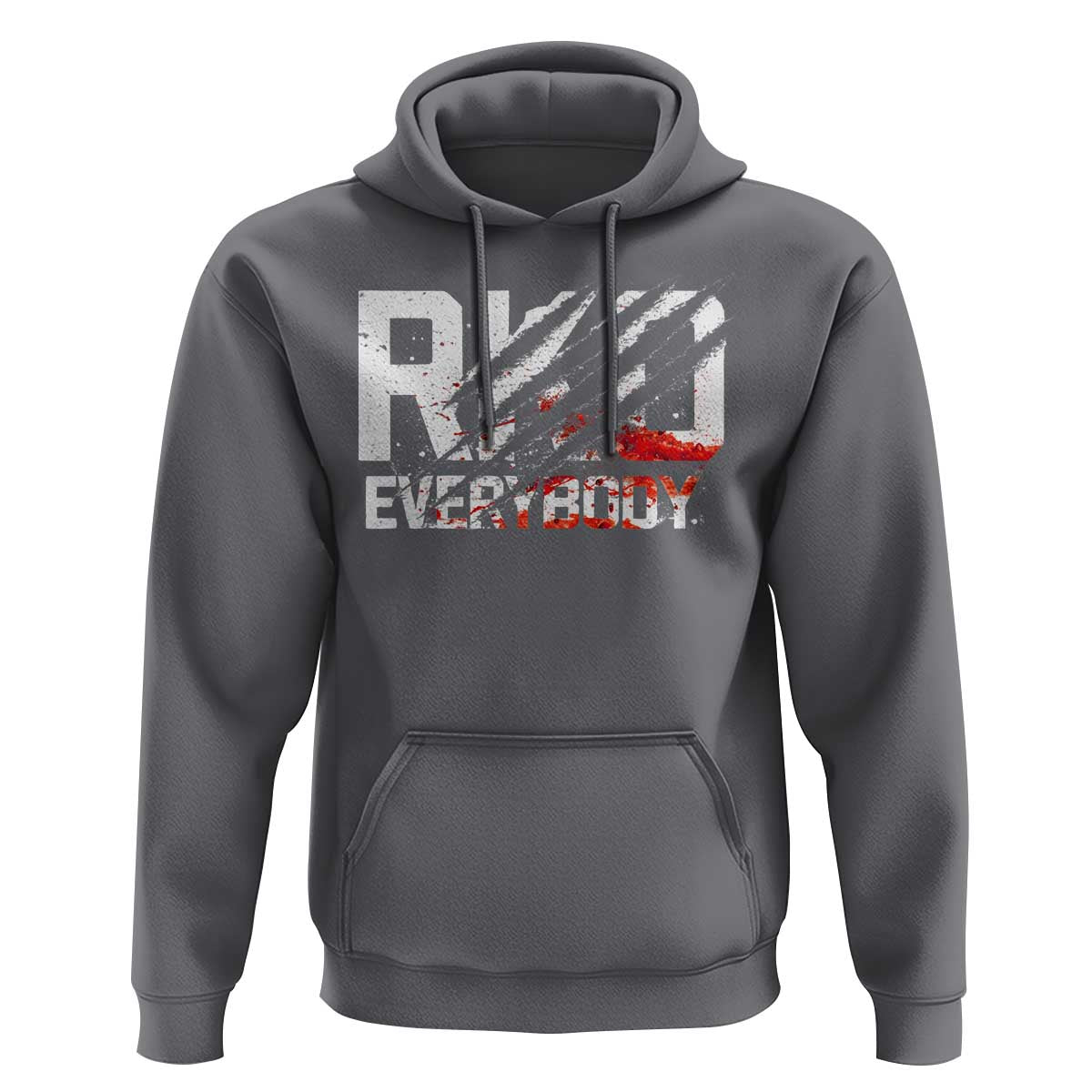 RKO Everybody Hoodie Grunge Blood Stained Scratch Mark