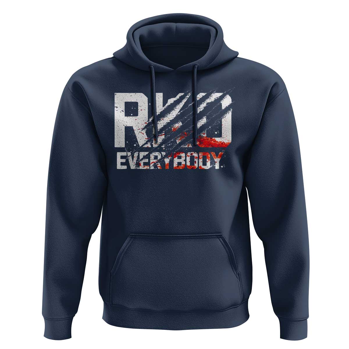 RKO Everybody Hoodie Grunge Blood Stained Scratch Mark