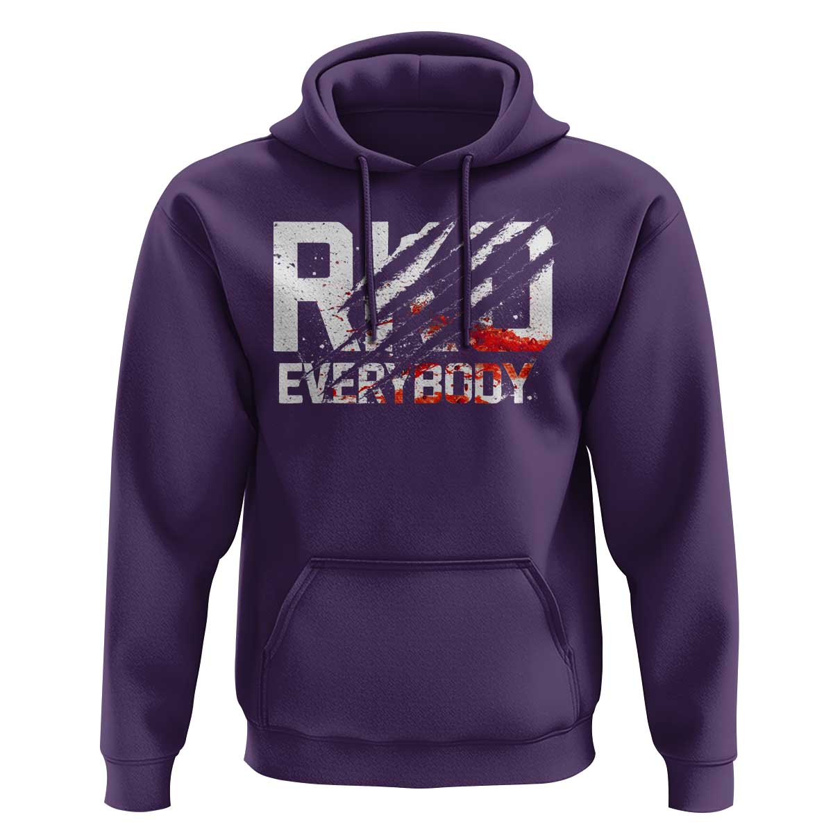 RKO Everybody Hoodie Grunge Blood Stained Scratch Mark