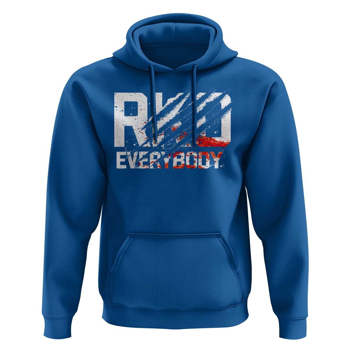 RKO Everybody Hoodie Grunge Blood Stained Scratch Mark