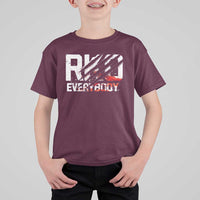 RKO Everybody T Shirt For Kid Grunge Blood Stained Scratch Mark