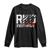 RKO Everybody Long Sleeve Shirt Grunge Blood Stained Scratch Mark