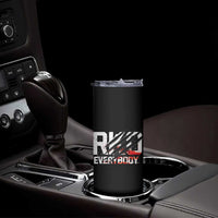 RKO Everybody Skinny Tumbler Grunge Blood Stained Scratch Mark