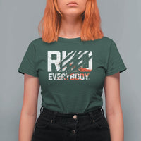RKO Everybody T Shirt For Women Grunge Blood Stained Scratch Mark