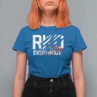 RKO Everybody T Shirt For Women Grunge Blood Stained Scratch Mark