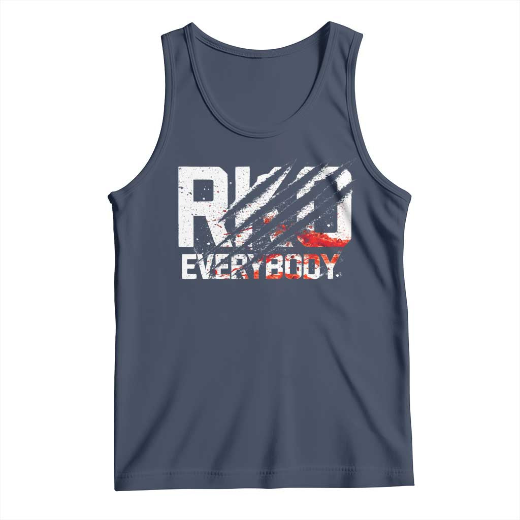 RKO Everybody Tank Top Grunge Blood Stained Scratch Mark