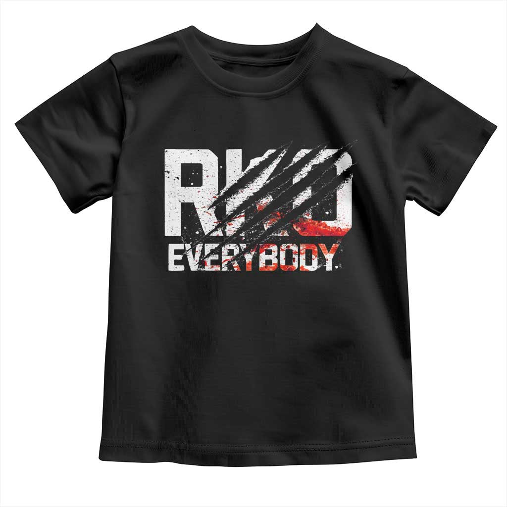 RKO Everybody Toddler T Shirt Grunge Blood Stained Scratch Mark