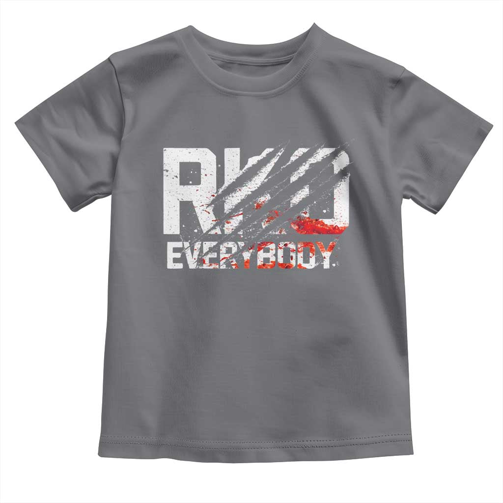 RKO Everybody Toddler T Shirt Grunge Blood Stained Scratch Mark