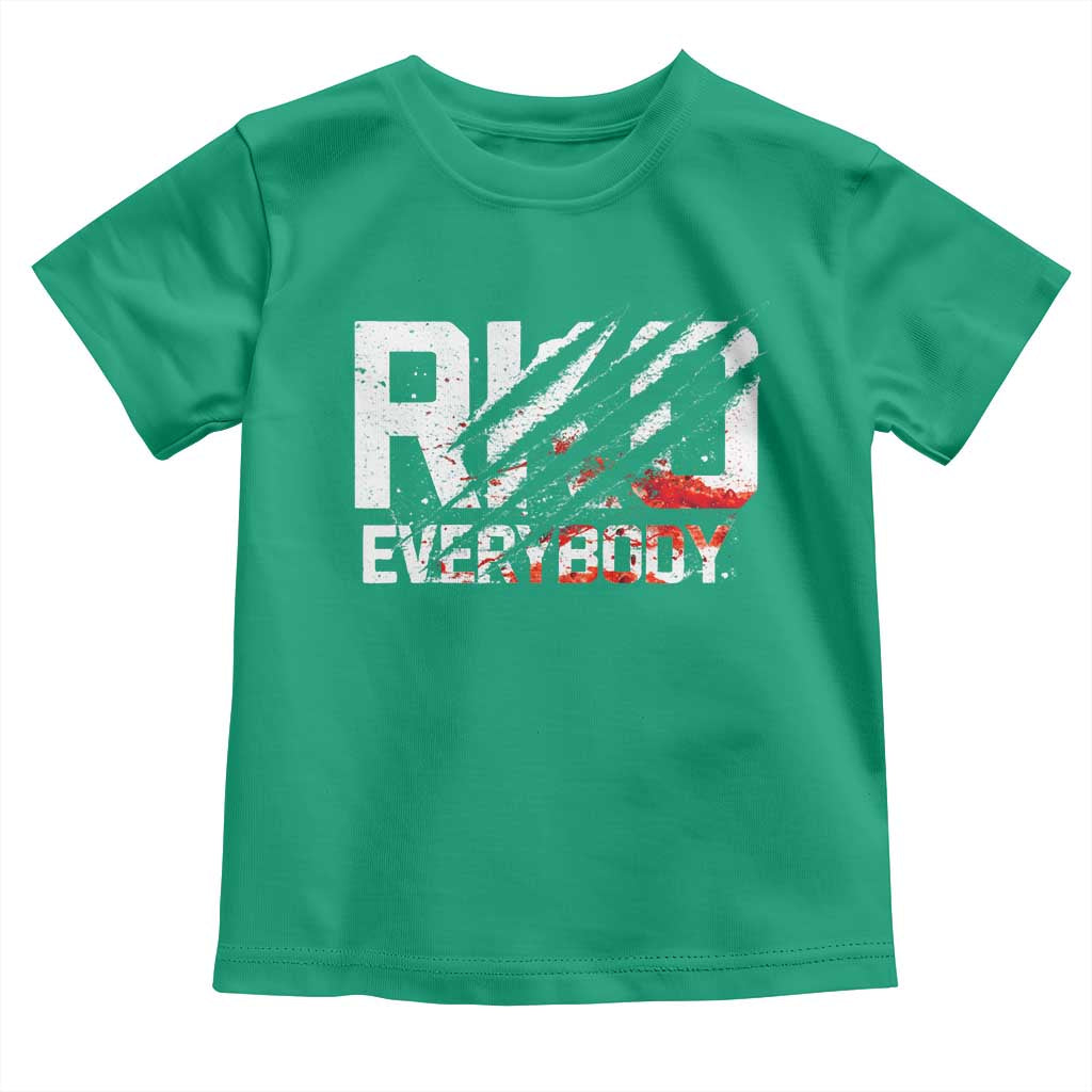 RKO Everybody Toddler T Shirt Grunge Blood Stained Scratch Mark