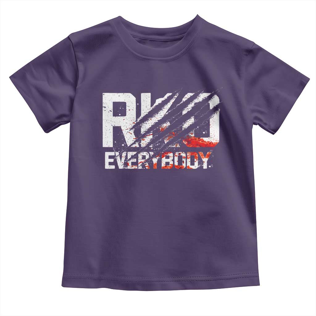 RKO Everybody Toddler T Shirt Grunge Blood Stained Scratch Mark