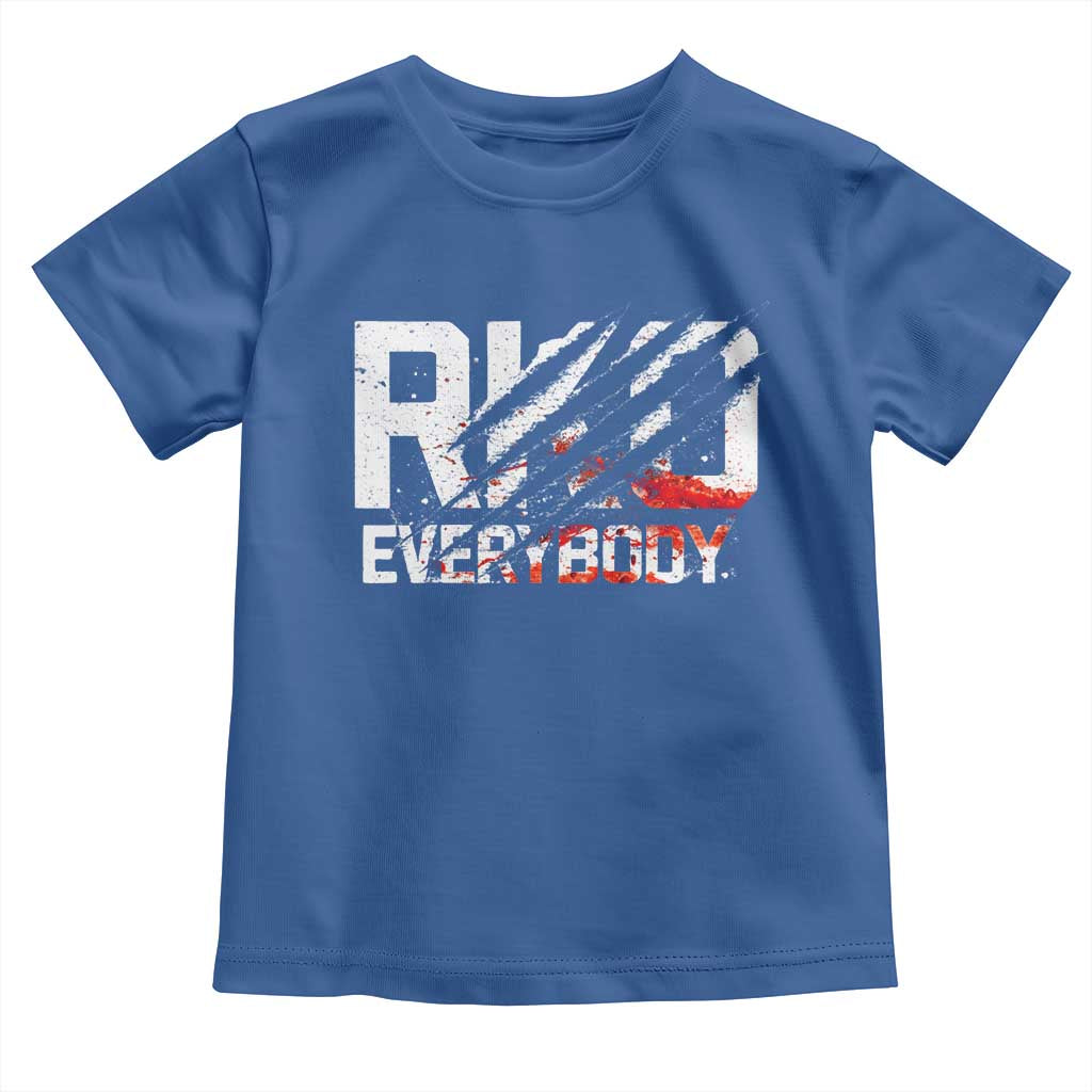RKO Everybody Toddler T Shirt Grunge Blood Stained Scratch Mark