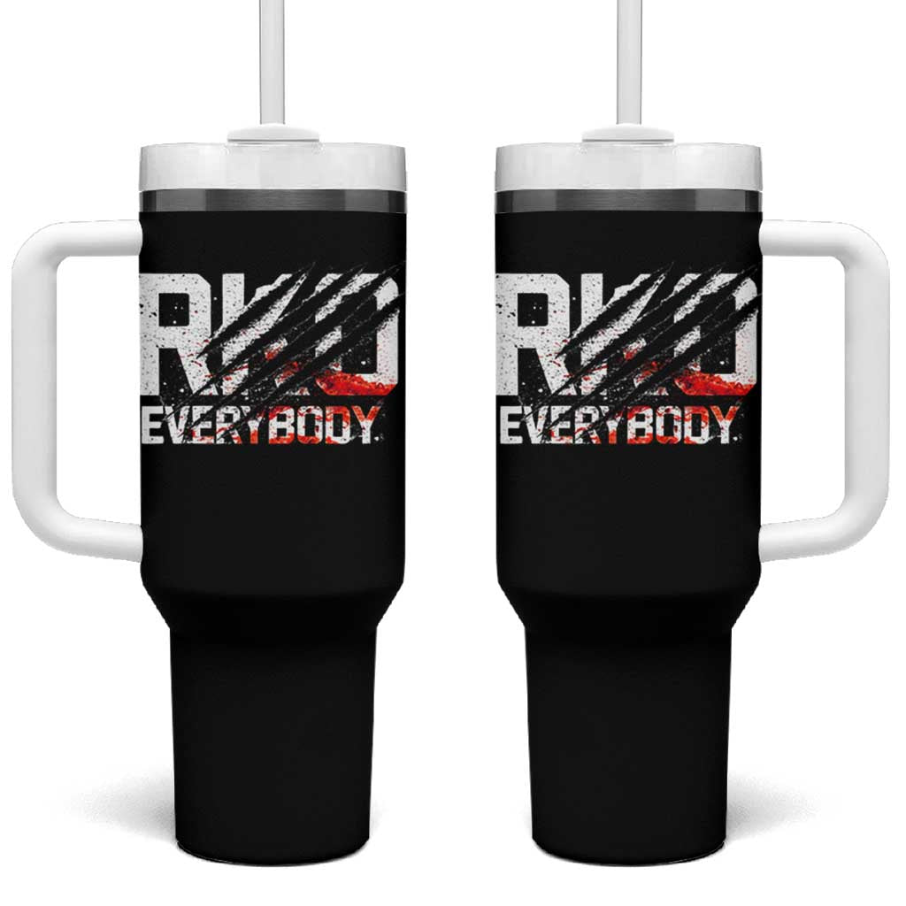 RKO Everybody Tumbler With Handle Grunge Blood Stained Scratch Mark