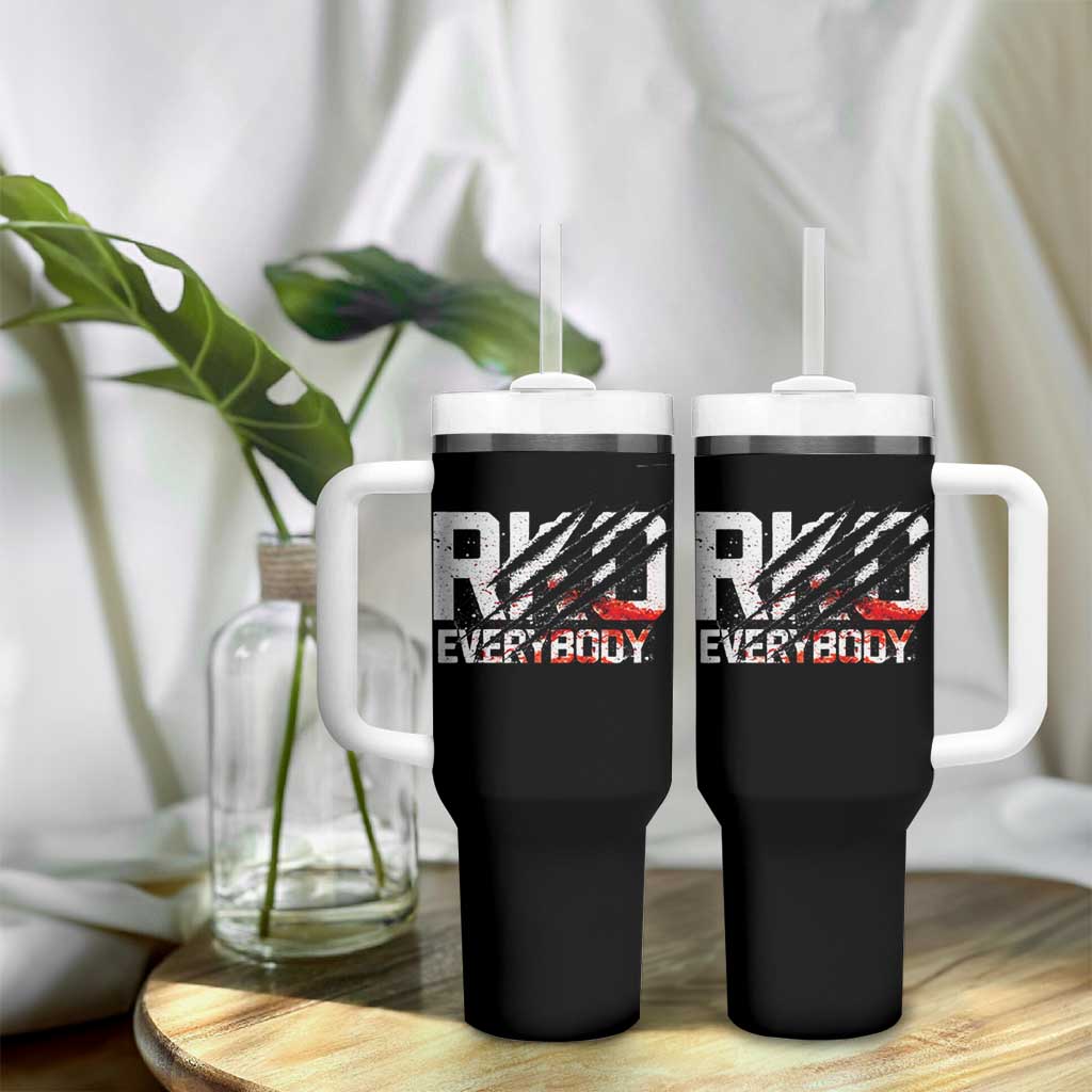 RKO Everybody Tumbler With Handle Grunge Blood Stained Scratch Mark