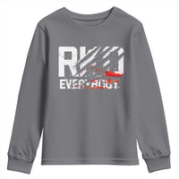RKO Everybody Youth Sweatshirt Grunge Blood Stained Scratch Mark