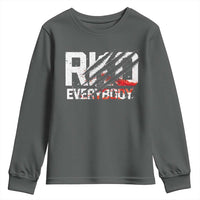 RKO Everybody Youth Sweatshirt Grunge Blood Stained Scratch Mark