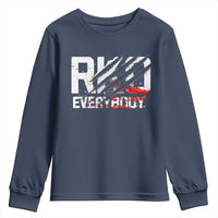 RKO Everybody Youth Sweatshirt Grunge Blood Stained Scratch Mark