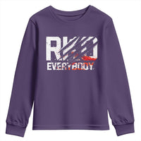 RKO Everybody Youth Sweatshirt Grunge Blood Stained Scratch Mark