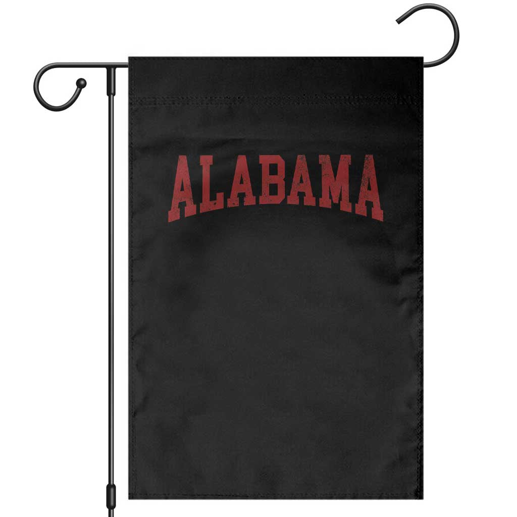Alabama Fan Garden Flag Red Bold Sport State Letters Game Day