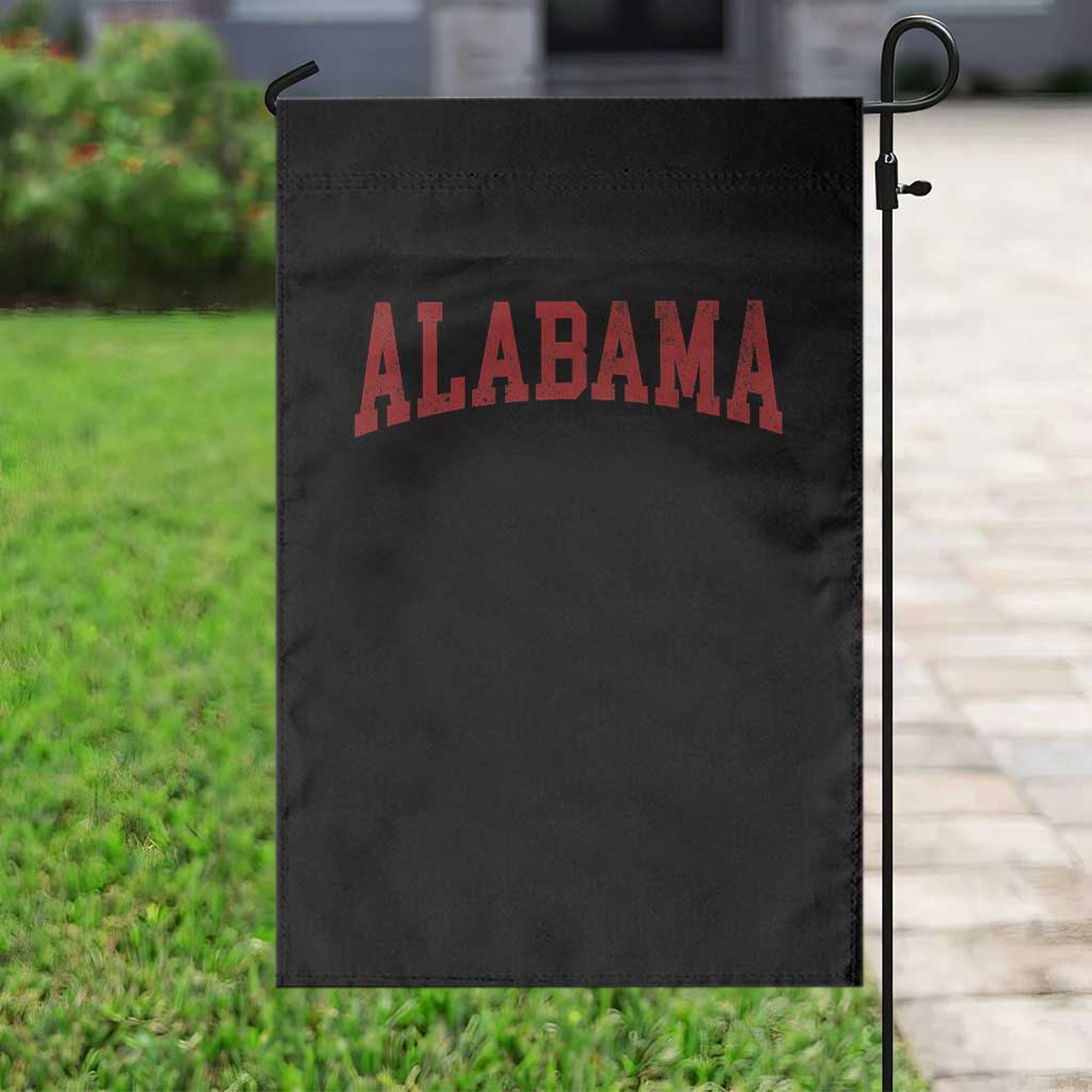 Alabama Fan Garden Flag Red Bold Sport State Letters Game Day